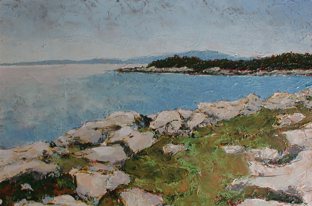 Acadia Maine, painting by Roger Vincent Jasaitis, Copyright Roger Vincent Jasaitis, RVJart.com Acadia Maine, painting by Roger Vincent Jasaitis, Copyright Roger Vincent Jasaitis, RVJart.com