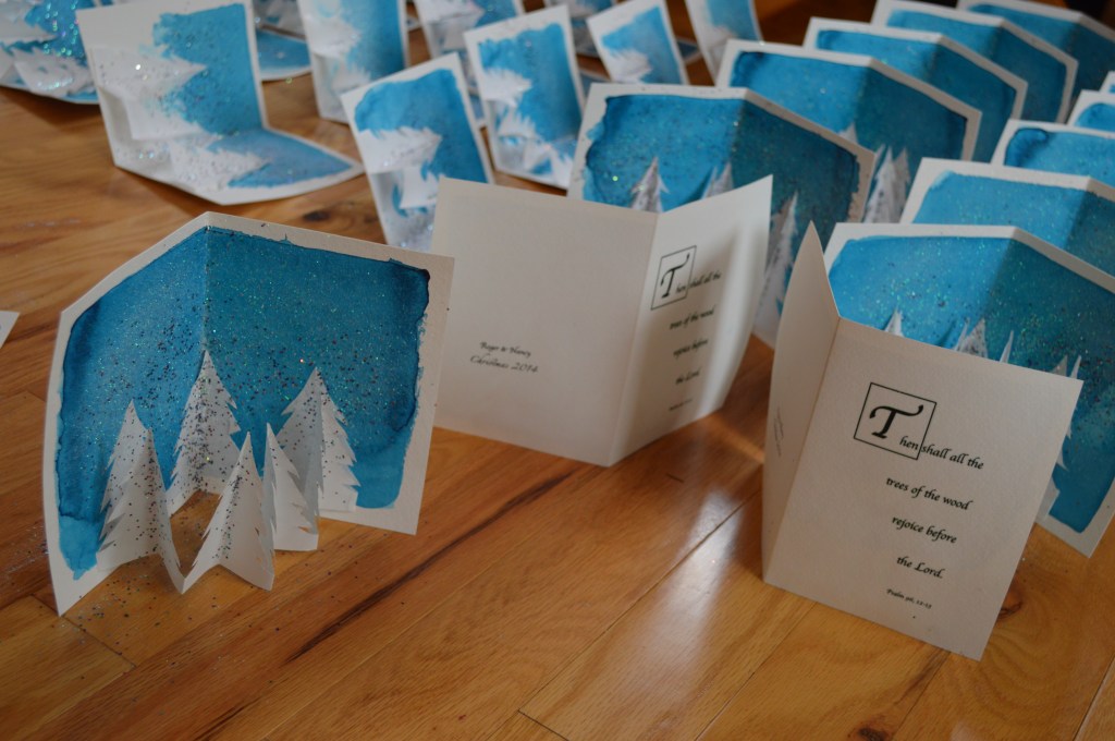 Homemade cards in production, RVJart.com Homemade cards in production