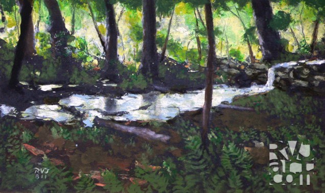 psalm 151, oil painting by Roger Vincent Jasaitis, copyright 2011, RVJart.com