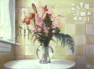 A Simple Gift, oil painting by Roger Vincent Jasaitis, copyright 2003, RVJart.com