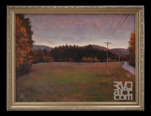 About to Rain, oil painting by Roger Vincent Jasaitis, copyright 2005, RVJart.com