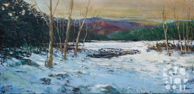 "psalm 189, Open Water", original oil painting by Roger Vincent Jasaitis, RVJart.com, Copyright 2015