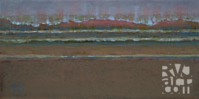 Olas Rosado, Oil painting by Roger Vincent Jasaitis, RVJart.com, copyright 2016