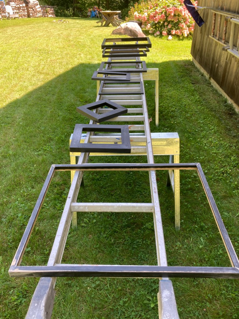 Frames ready for paint!